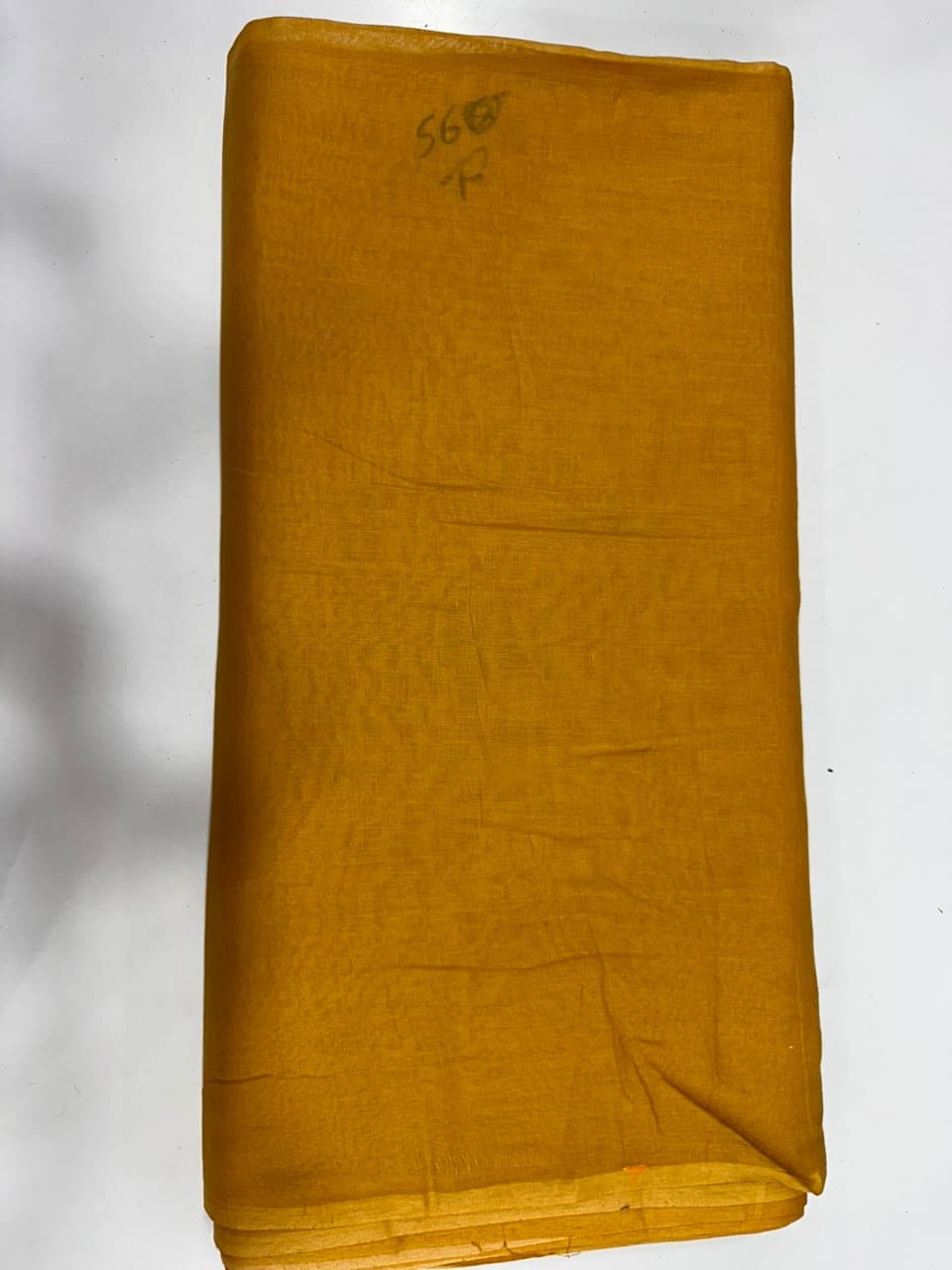 Mustard Gold Full Voile turban by Rubab, view 2