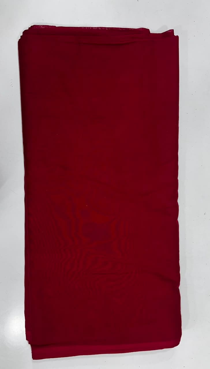 Deep Ruby Red Full Voile turban by Rubab, view 2