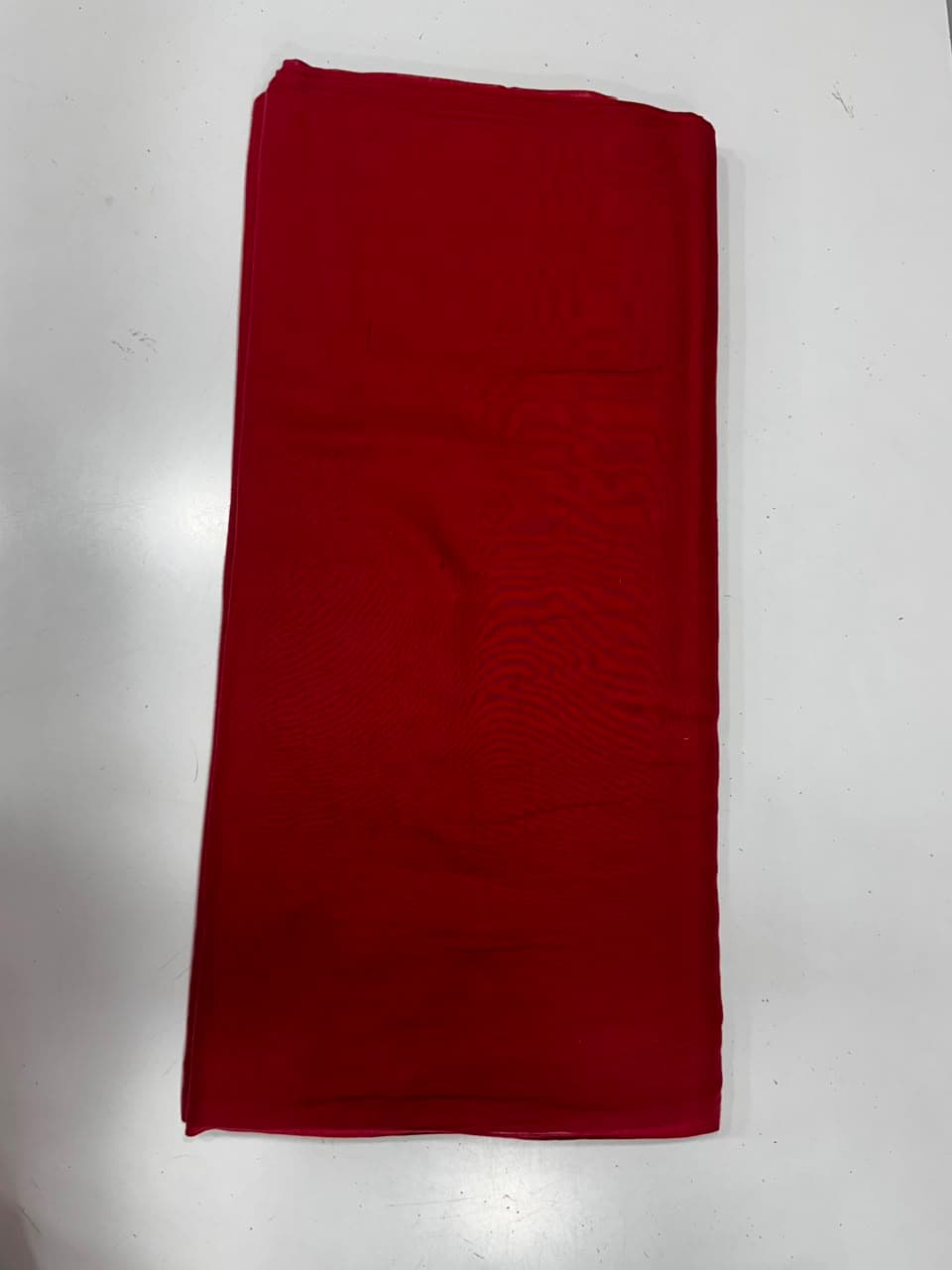 Crimson Red Full Voile turban by Rubab, view 2