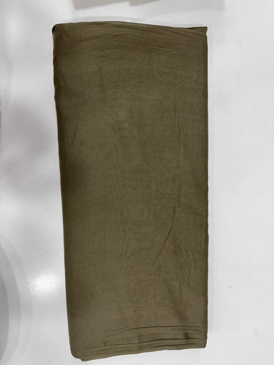 Olive Green Full Voile turban by Rubab, view 2