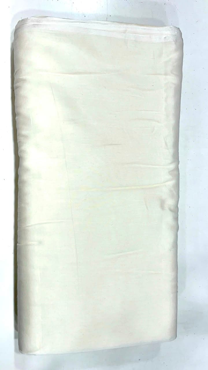 Off-White Rubia Voile turban by Rubab, view 2