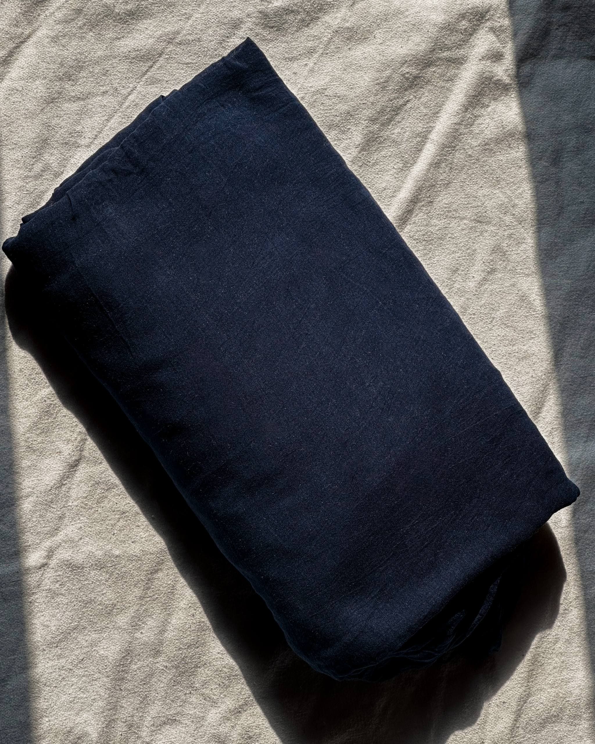 Navy Blue Full Voile turban by Rubab, view 2